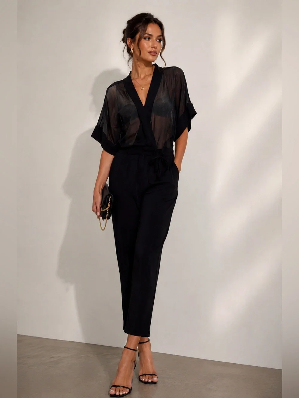 Sandro Kimonoia Jumpsuit